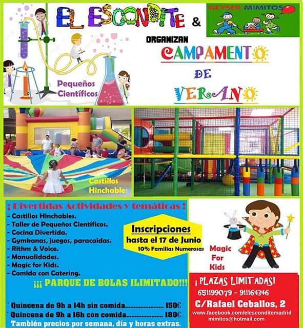 El Escondite campamento verano 2016