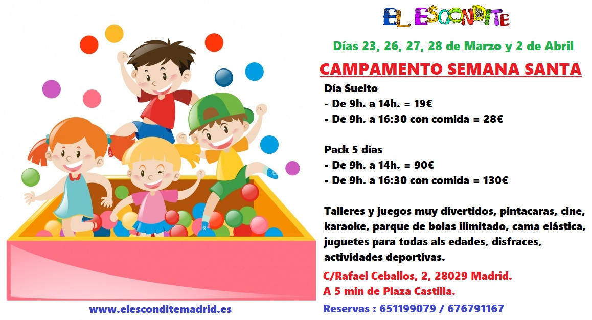 El Escondite Semana Santa Campamento (1)